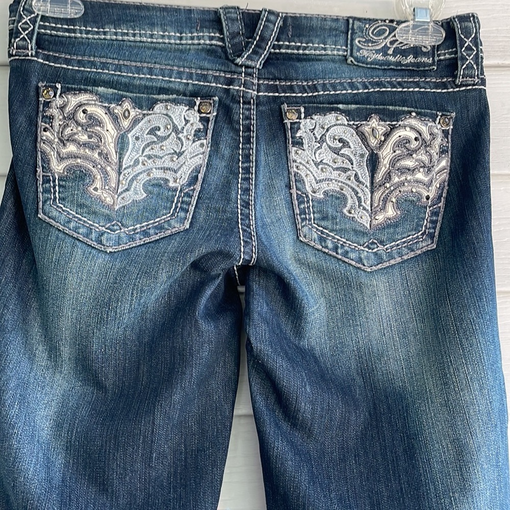 Hydraulic Jeans embroidered Hydraulic on the back label